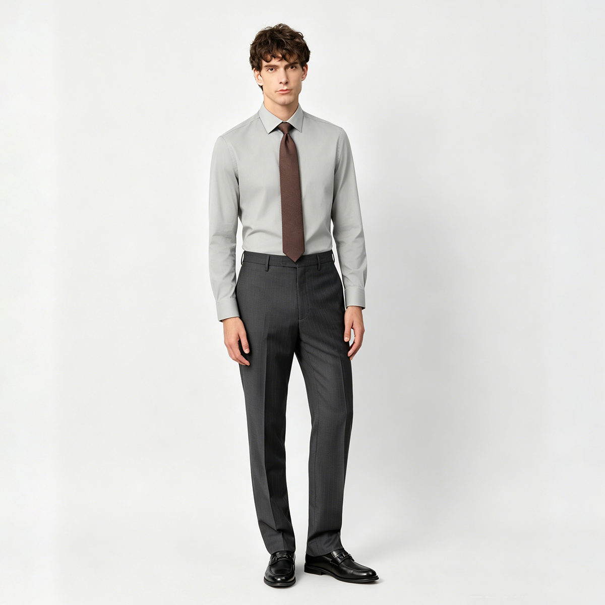 Green Zegna‑Traveller Pure‑Wool Half‑Canvas Two‑Piece Suit