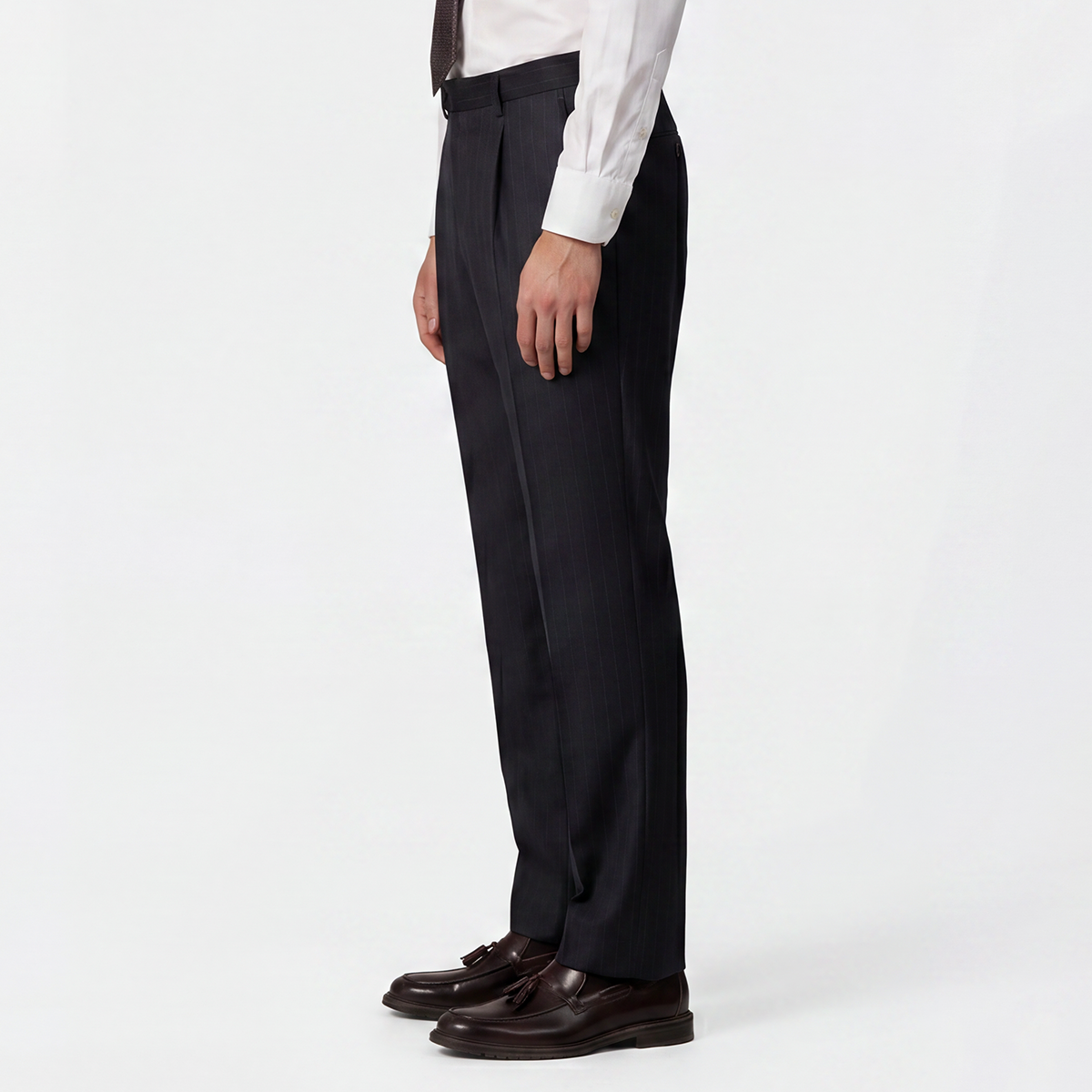 Navy Zegna‑Trofeo Pure‑Wool Half‑Canvas Two‑Piece Suit