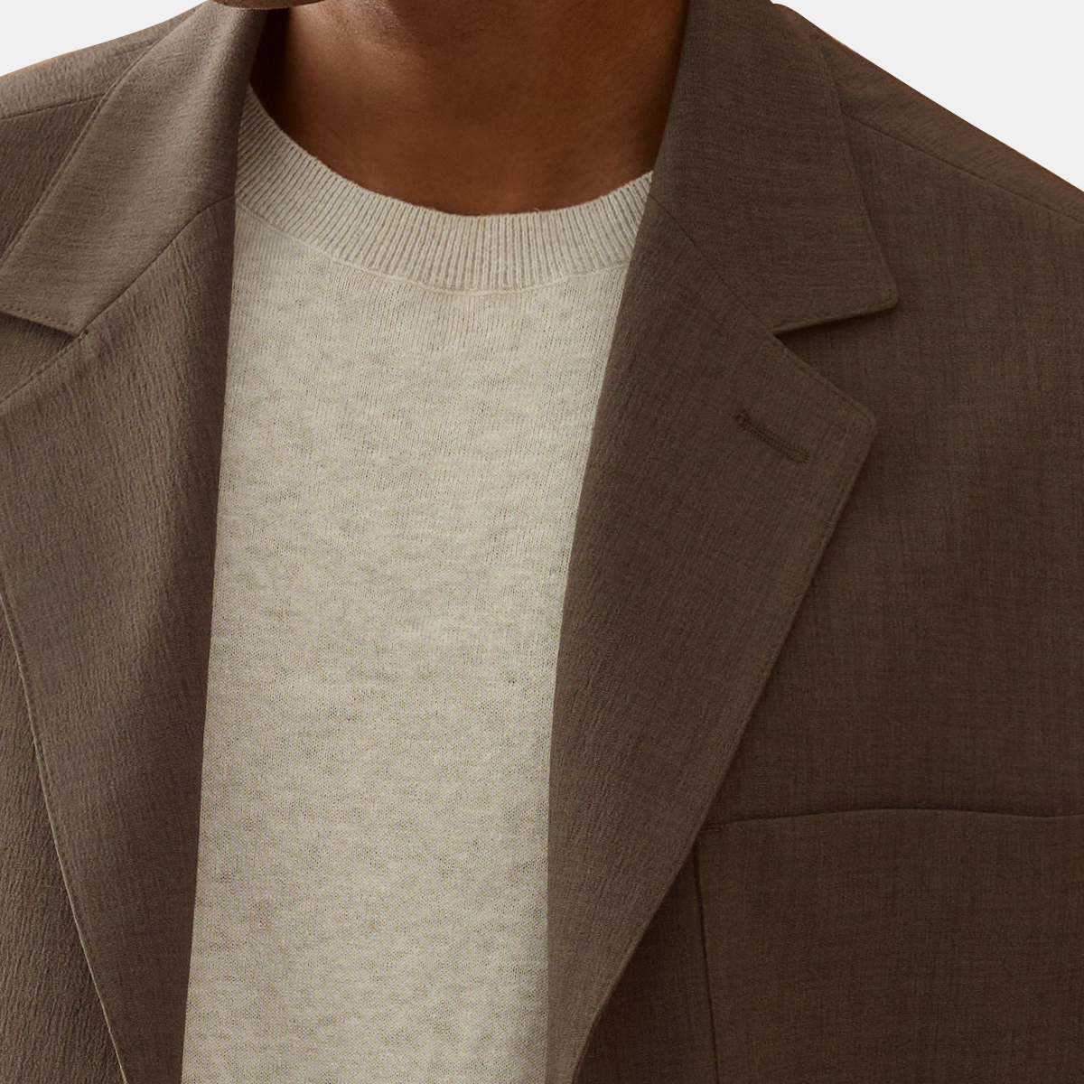 Green Polyester Travel Casual Two‑Piece Suit