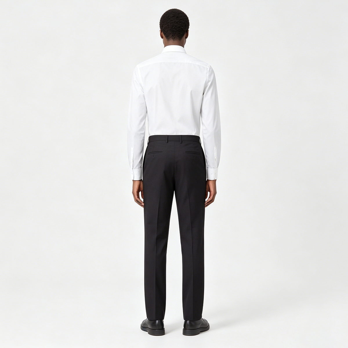 White LA‑Easy‑Care Standard‑Collar Wedding Men's Shirt