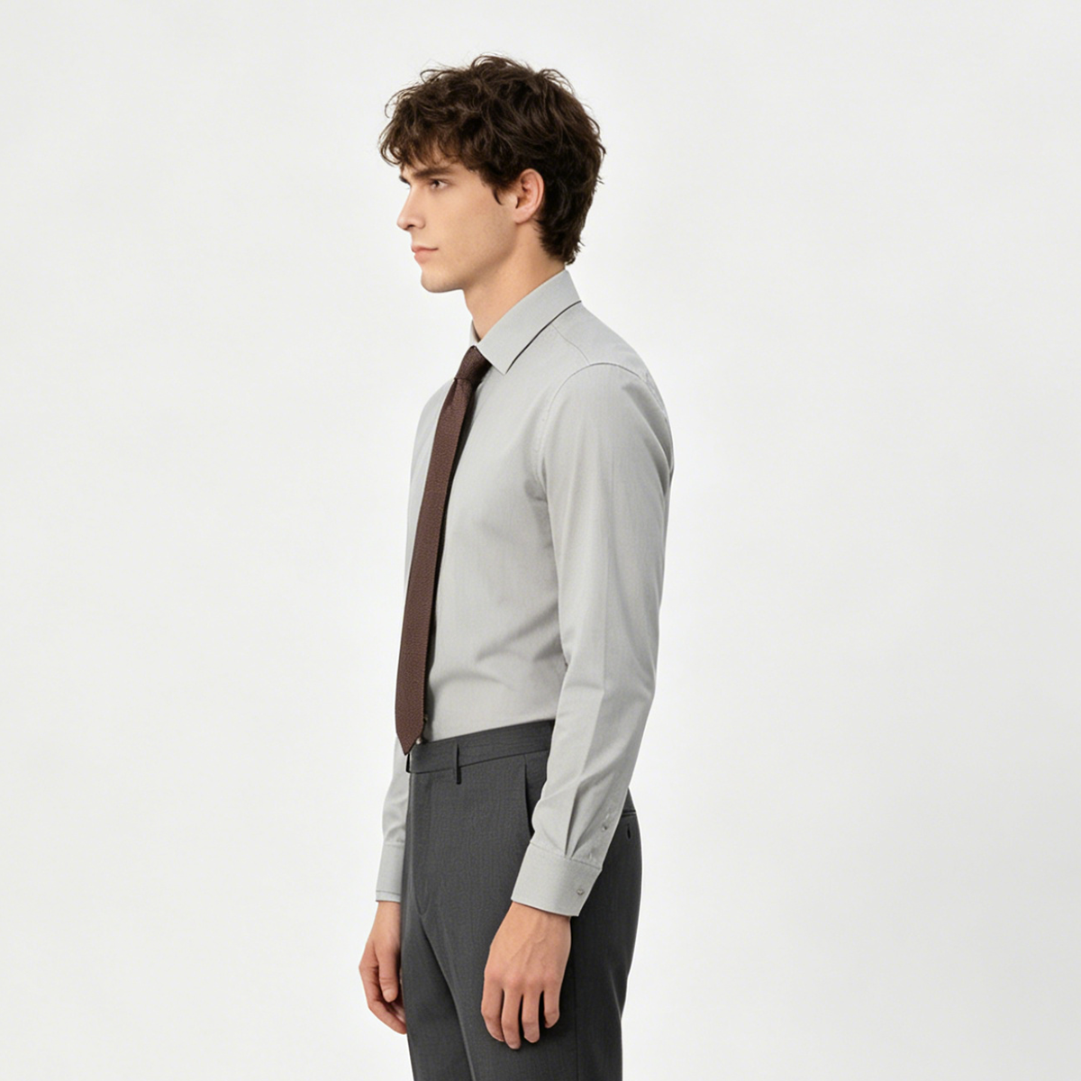 Green 5A‑Antibacterial Modal‑Blend Men's Shirt
