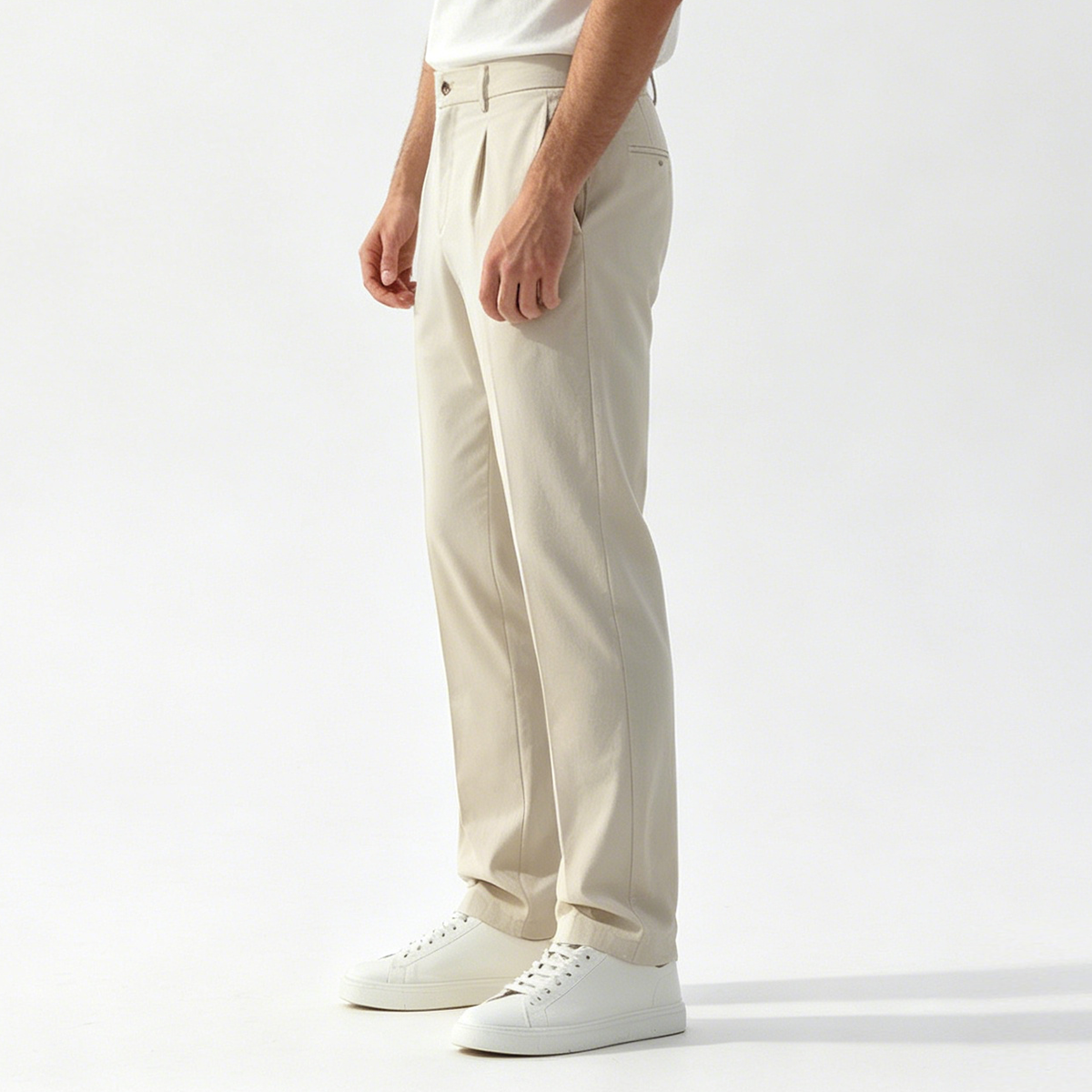White 4‑Way‑Stretch Polyamide‑Blend Fused Sport‑Outdoor Two‑Piece Suit