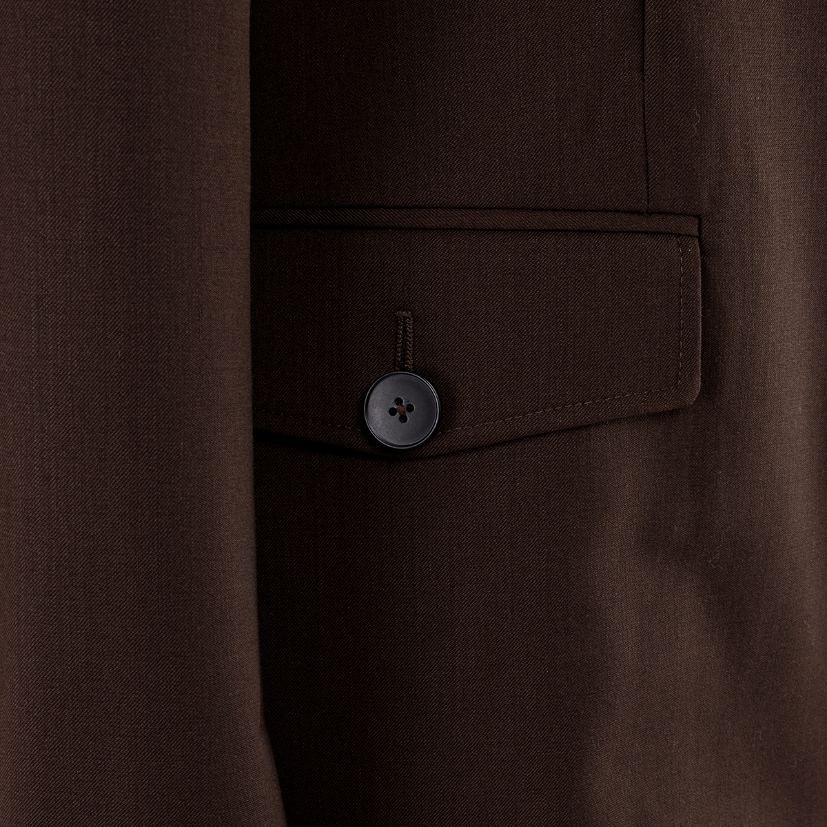 Dark Brown Single‑Breasted Notch Lapel Two-Piece Suit