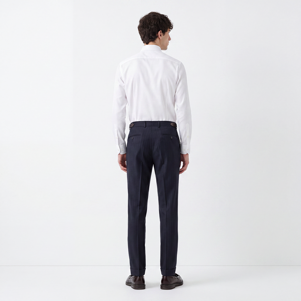 Navy Zegna‑Trofeo Pure‑Wool Half‑Canvas Two‑Piece Suit