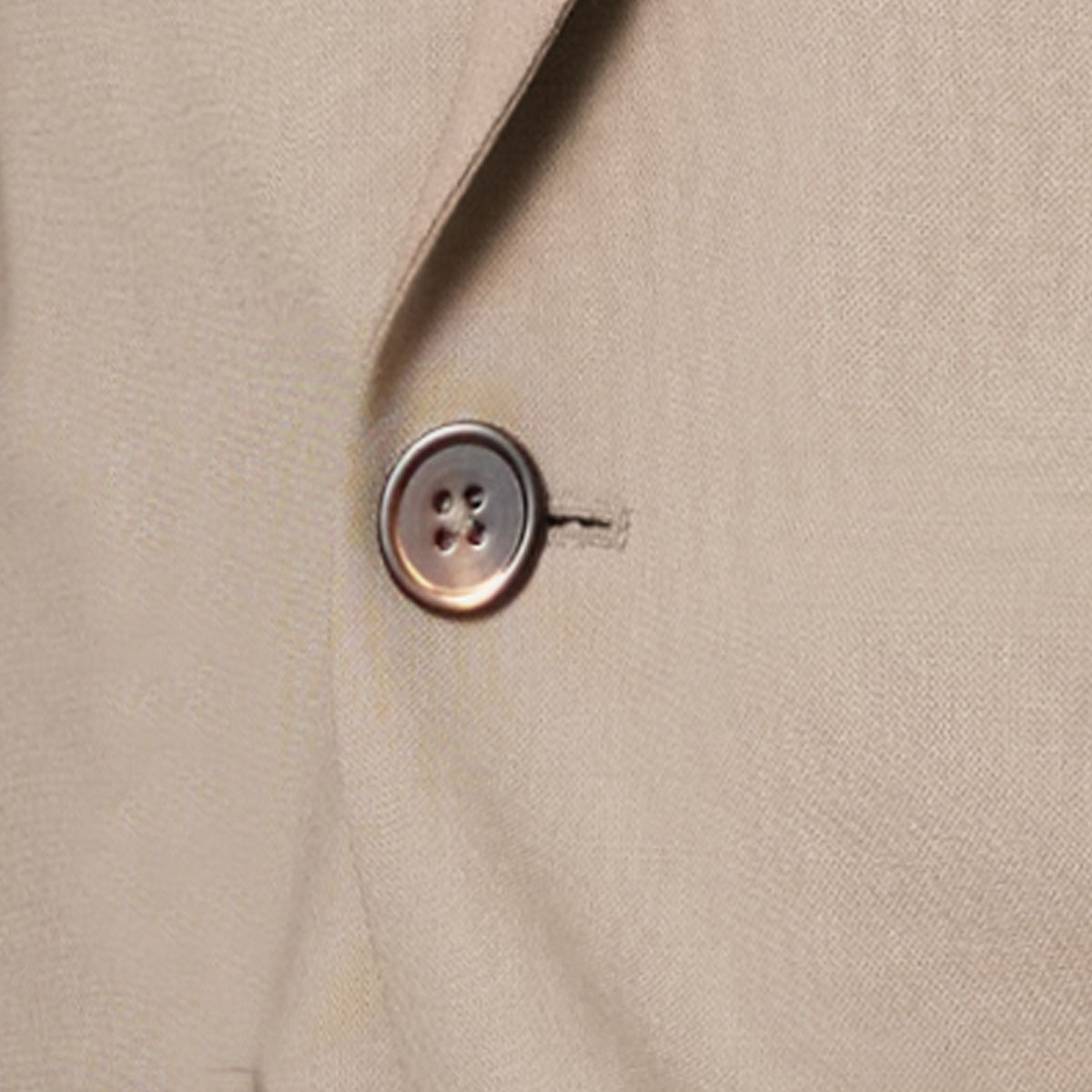 Brown Cool‑Series Twisted Pure‑Wool Fused Wedding Two‑Piece Suit