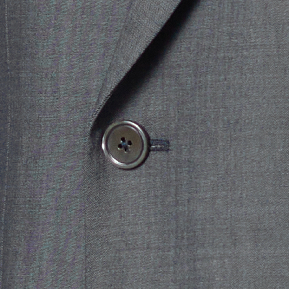 Grey Cool‑Series Silk‑Wool‑Blend Wedding Two‑Piece Suit