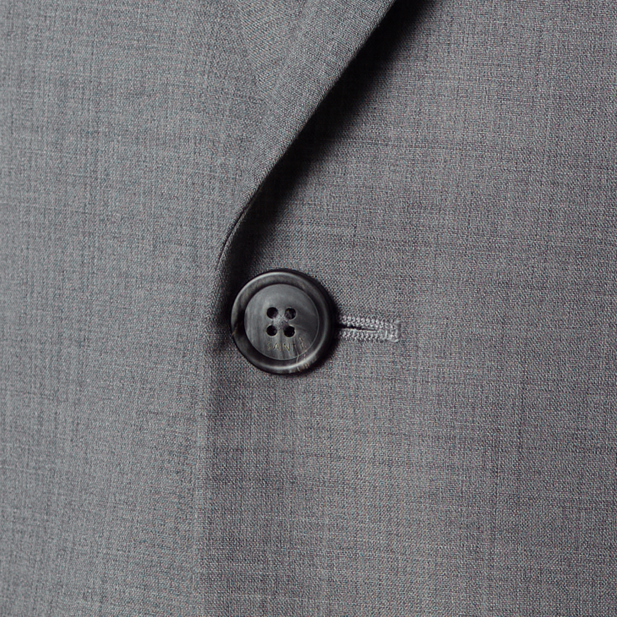 Grey Cool‑Series Wool‑Viscose‑Blend Casual‑Groom Two‑Piece Suit