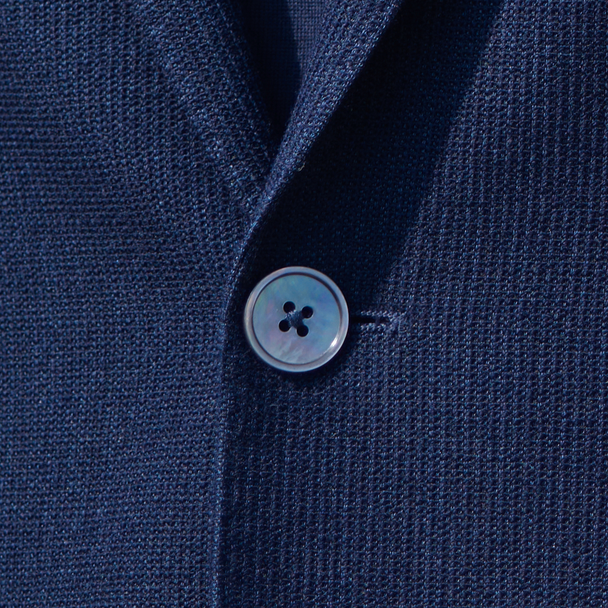 Navy Hidden Placket Blazer