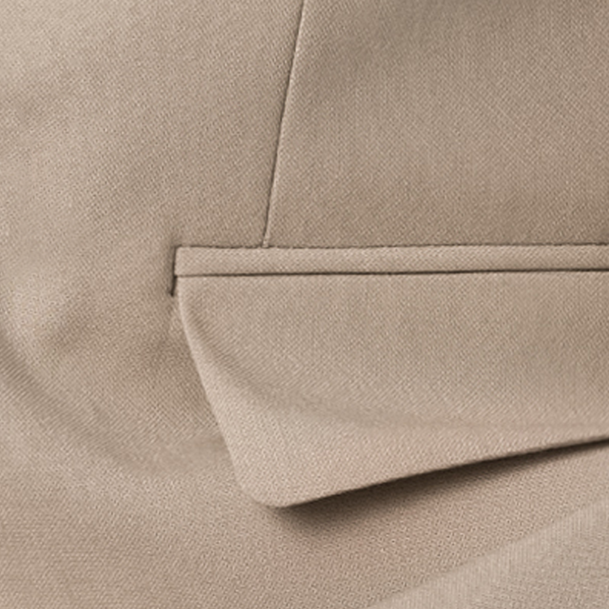 Brown Cool‑Series Twisted Pure‑Wool Fused Wedding Two‑Piece Suit