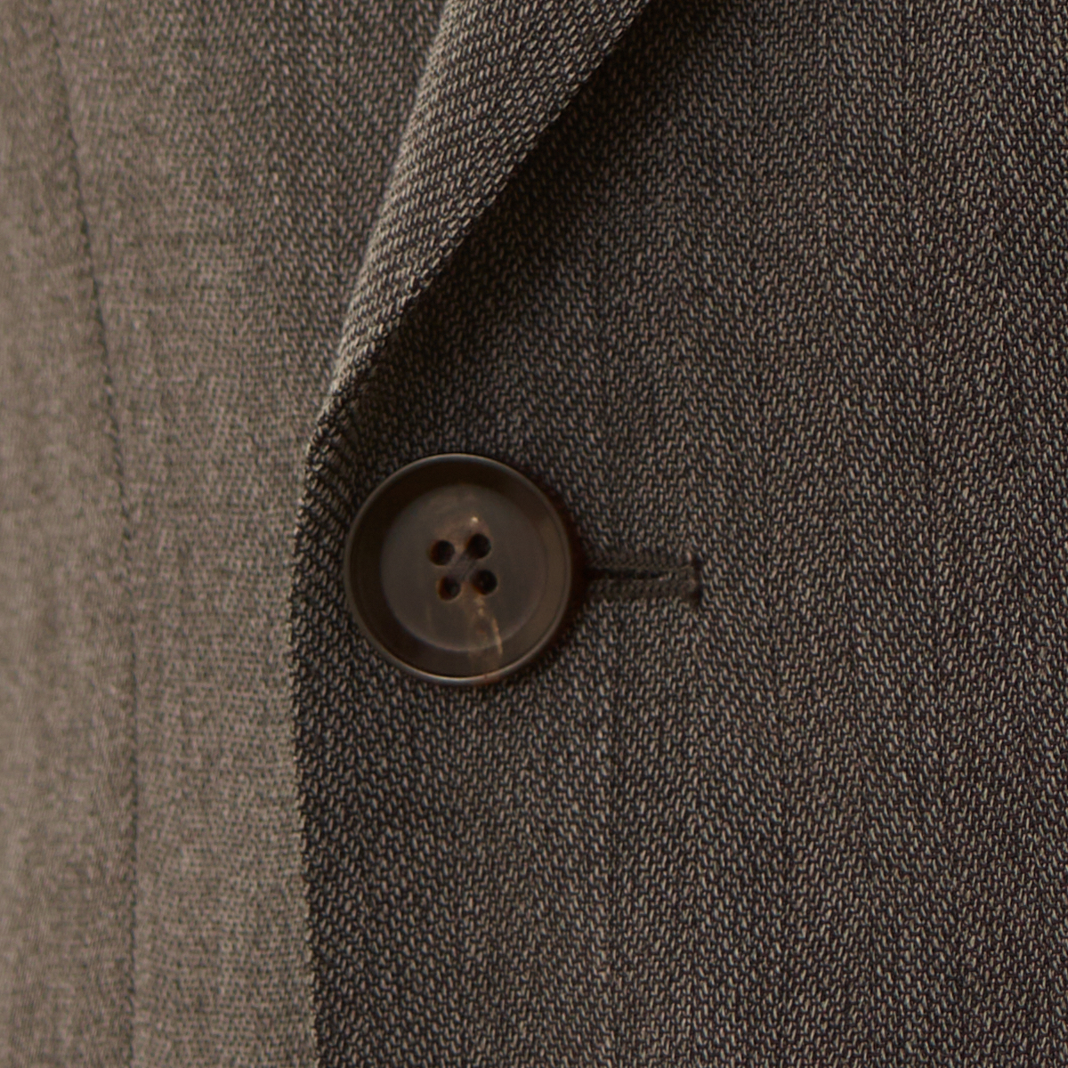Grey 3D Texture Herringbone Two-Piece Suit